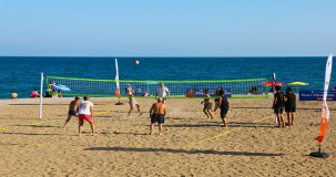 Plaj voleybolunda file yüksekliği ne kadar