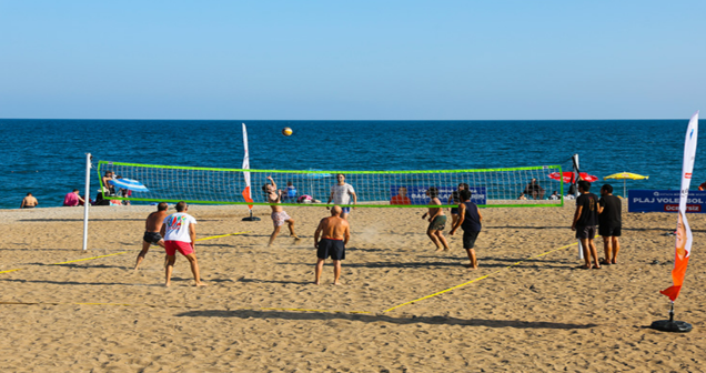 Plaj voleybolunda file yüksekliği ne kadar